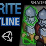Sprite Outline Animated 2D Shader Graph Tutorial