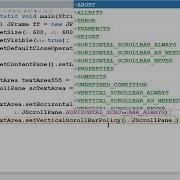 Java Swing JScrollPane