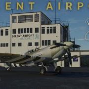 Burning Blue Design Solent Airport Daedalus Review Flight By Spitfire Microsoft Flight Simulator