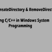 1 CreateDirectory Function Windows System Programming In C C