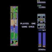 Road Fighter Game Over Screen