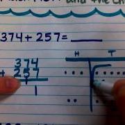 Adding Using The Written Algorithm And Chip Model