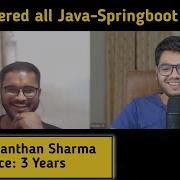 Java Spring Boot 3 Years Interview Experience
