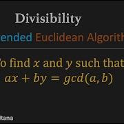Extended Euclidean Algorithm