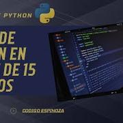 Aprende Python Desde Cero En 15 Minutos
