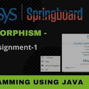 Final Assignment 1 Programming Using Java Infosys Springboard