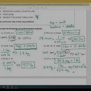 CHEM 50 Ch 2 6 Dimensional Analysis