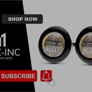 Max Inc 5 75 Round Amber Flush Mount Marker Lights Indicators