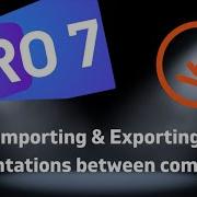 Propresenter 7 Импорт и экспорт презентаций