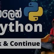 Python ස හල න Lesson 40 Break And Continue