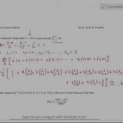Calculus 2 7 7 Approximate Integration Lecture Part 2 Of 2