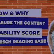 How Why To Measure The Content Readability Score With Flesch Reading Ease