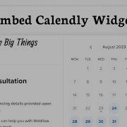 How To Add Calendly In Webflow Booking Widget