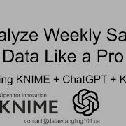 Analyze Weekly Sales Data Like A Pro Using KNIME ChatGPT KNIME AI