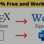 LaTeX Equation To Word 2007 To 365 3 Methods