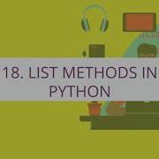 Python For Data Science 18 List Methods In Python Append Insert Pop Remove Python In Hindi