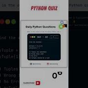 Python Coding Challenge Day 83 What Is The Output Of The Following Python Code Python Quiz