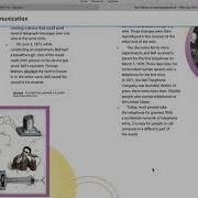Teacher Read History Of Communication