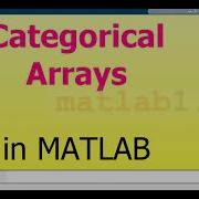 Categorical Arrays MATLAB Simulink