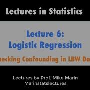 6 7 Logistic Regression Checking Confounding In The LBW Data