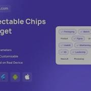 FlutterFlow Selectable Chips Widget Flutterflow Chips Widget