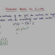 How To Solve Problems Based On An Ellipse Vol 1 5