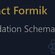 React Formik Tutorial 11 Schema Validation With Yup