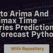 Auto Arima And Arimax Time Series Prediction Forecast Python