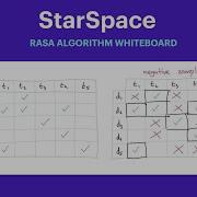 Rasa Algorithm Whiteboard StarSpace