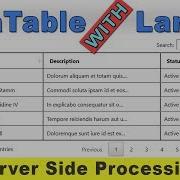 Laravel Datatable Server Side Processing Fetching Record For DataTable Part 04