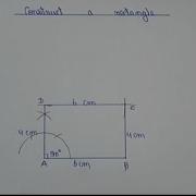 How To Construct Rectangle By The Compass By The Master Maths