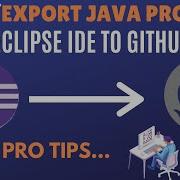 Как загрузить проект Eclipse на GitHub Tech Projects
