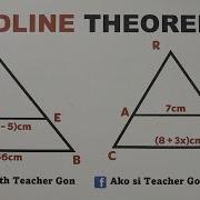 Midline Theorem Midsegment Of A Triangle