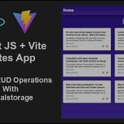 Build A Notes App From Scratch With React Js And Localstorage Reactjs Beginners Webdevelopment