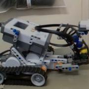 Lego MindStorms NXT ShooterBot 1 In Action