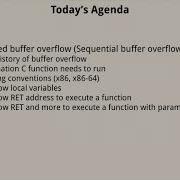 UB CSE 610 System Security W2 Buffer Overflow 1
