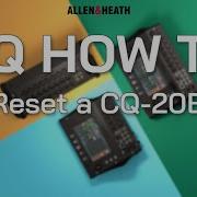 CQ How To Reset A CQ 20B