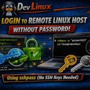 Login To A Remote Linux Host Without Password Using Sshpass No SSH Keys Required