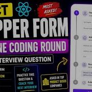 React Stepper Form Project React Interview Question Machine Coding Round