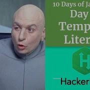 Day 5 Template Literals HACKERRANK 10 Days Of JavaScript