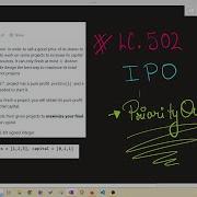 LeetCode 502 IPO Priority Queue Heap MaxHeap