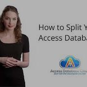How To Split Your Access Database