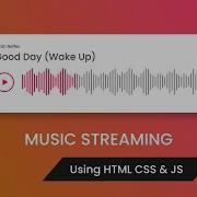 How To Add Song On Website With Sound Wave Pattern Using HTML CSS JS