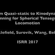 From Quasi Static To Kinodynamic Planning For Spherical Tensegrity Locomotion