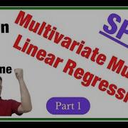 SPSS Многомерная линейная регрессия часть 1 из 3