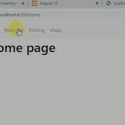 Angular JS Menu Bar