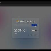 Create A Weather Forecast Application Technohacksedutech