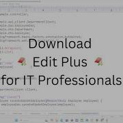 Download Edit Plus For Windows 8 10 11