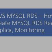 AWS Mysql RDS Read Replica Create MYSQL Read Replica From Primary DB