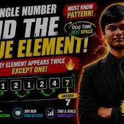 One Number Appears Once Can You Find It 136 Single Number